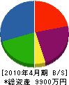 松澤重機 貸借対照表 2010年4月期
