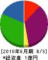 宮本土木 貸借対照表 2010年6月期