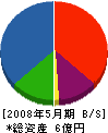 田中建築工業 貸借対照表 2008年5月期
