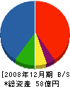 竹中道路 貸借対照表 2008年12月期