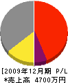 渡邊土木 損益計算書 2009年12月期