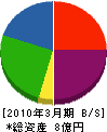 竹松運輸 貸借対照表 2010年3月期