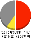 会津通建 損益計算書 2010年5月期