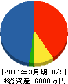 中津造林 貸借対照表 2011年3月期