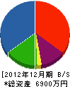 野沢高圧瓦工業所 貸借対照表 2012年12月期