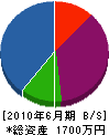ヤマモト工務店 貸借対照表 2010年6月期