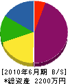 永田工務店 貸借対照表 2010年6月期