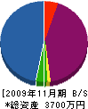 京都コンサルティングセンター 貸借対照表 2009年11月期