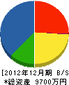 京誠工業 貸借対照表 2012年12月期