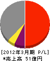日本製紙総合開発 損益計算書 2012年3月期