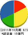 斉藤組 貸借対照表 2011年10月期