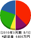 円山建設 貸借対照表 2010年3月期
