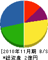 宮崎電設工業 貸借対照表 2010年11月期