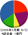 電気工事マルヤマ 貸借対照表 2008年3月期