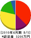 神山組 貸借対照表 2010年4月期