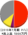 渡辺住建 損益計算書 2010年7月期