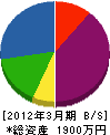 齋藤工業 貸借対照表 2012年3月期