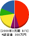 クリスタル創研 貸借対照表 2008年3月期