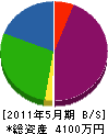 菅本興業 貸借対照表 2011年5月期