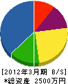 ミヤタ 貸借対照表 2012年3月期