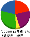 ダイシン建装 貸借対照表 2008年12月期