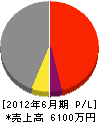 稲井商店 損益計算書 2012年6月期