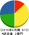 香川産業 貸借対照表 2010年6月期