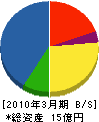 高田建築事務所 貸借対照表 2010年3月期