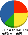 島田組 貸借対照表 2011年12月期