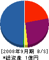 テイク 貸借対照表 2008年9月期