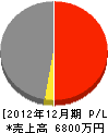小澤工業 損益計算書 2012年12月期