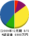 中村組 貸借対照表 2009年12月期