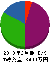 渡辺工務店 貸借対照表 2010年2月期