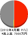 吉田建設 損益計算書 2012年4月期