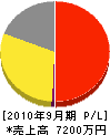 島田工業 損益計算書 2010年9月期