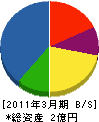 丸茂 貸借対照表 2011年3月期