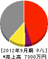 坂本産業 損益計算書 2012年9月期