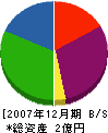 タカオ工業 貸借対照表 2007年12月期