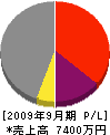 原山開発 損益計算書 2009年9月期