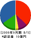 庄司組 貸借対照表 2008年9月期