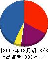 知多教映 貸借対照表 2007年12月期