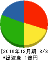 岡崎工務店 貸借対照表 2010年12月期