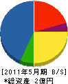 桑波田電気商会 貸借対照表 2011年5月期