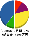 マツモト商事 貸借対照表 2009年12月期