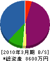 松島防災 貸借対照表 2010年3月期