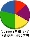 福田シール興業 貸借対照表 2010年1月期