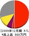 田垣建築 損益計算書 2009年12月期
