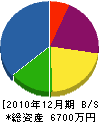 日海電設 貸借対照表 2010年12月期