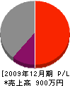 太田造園 損益計算書 2009年12月期