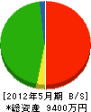 竹渕 貸借対照表 2012年5月期